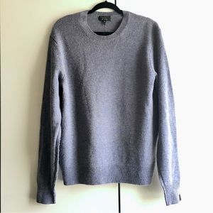 Rag and Bone - Heathered Blue Cashmere Crew - Size Medium